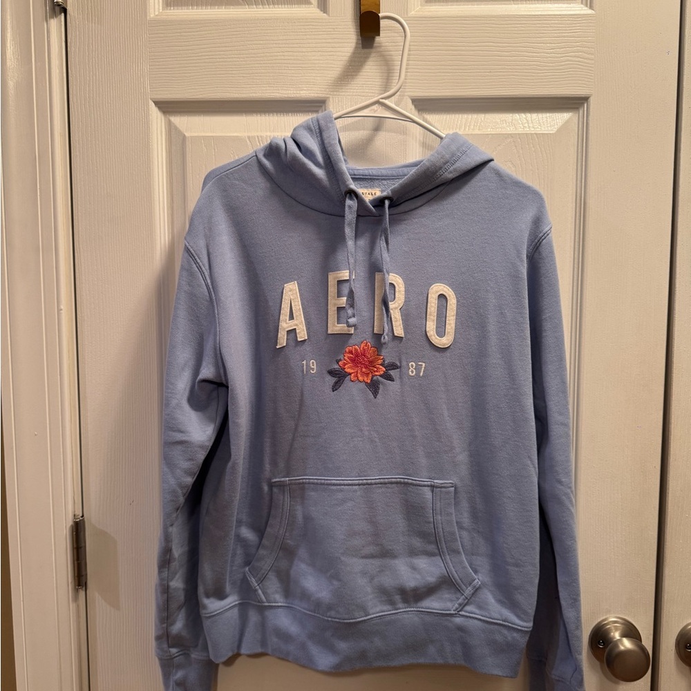 Women’s Aeropostale Soft Blue Hoodie: M